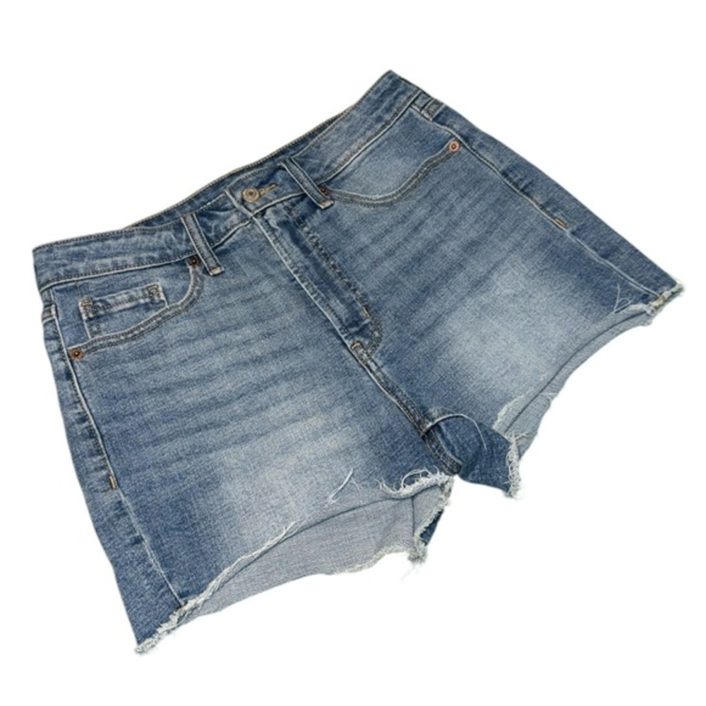 Old Navy Women’s High Rise OG Straight Jean Shorts Size 8 Secret-Smooth Pockets
